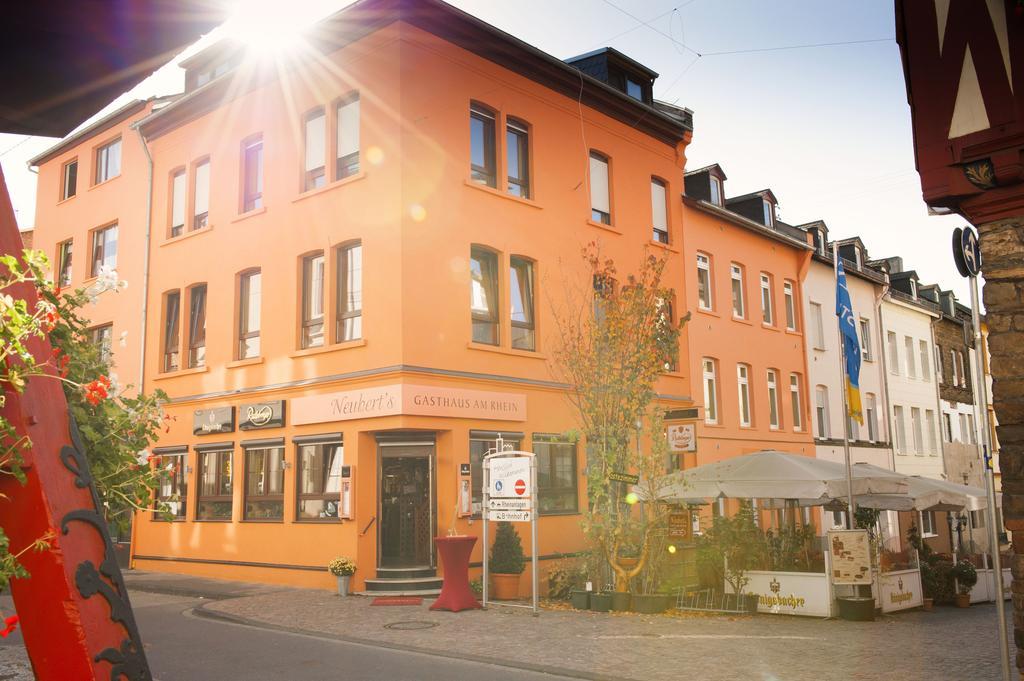 Neubert'S Gasthaus Am Rhein Hotel Lahnstein Eksteriør billede